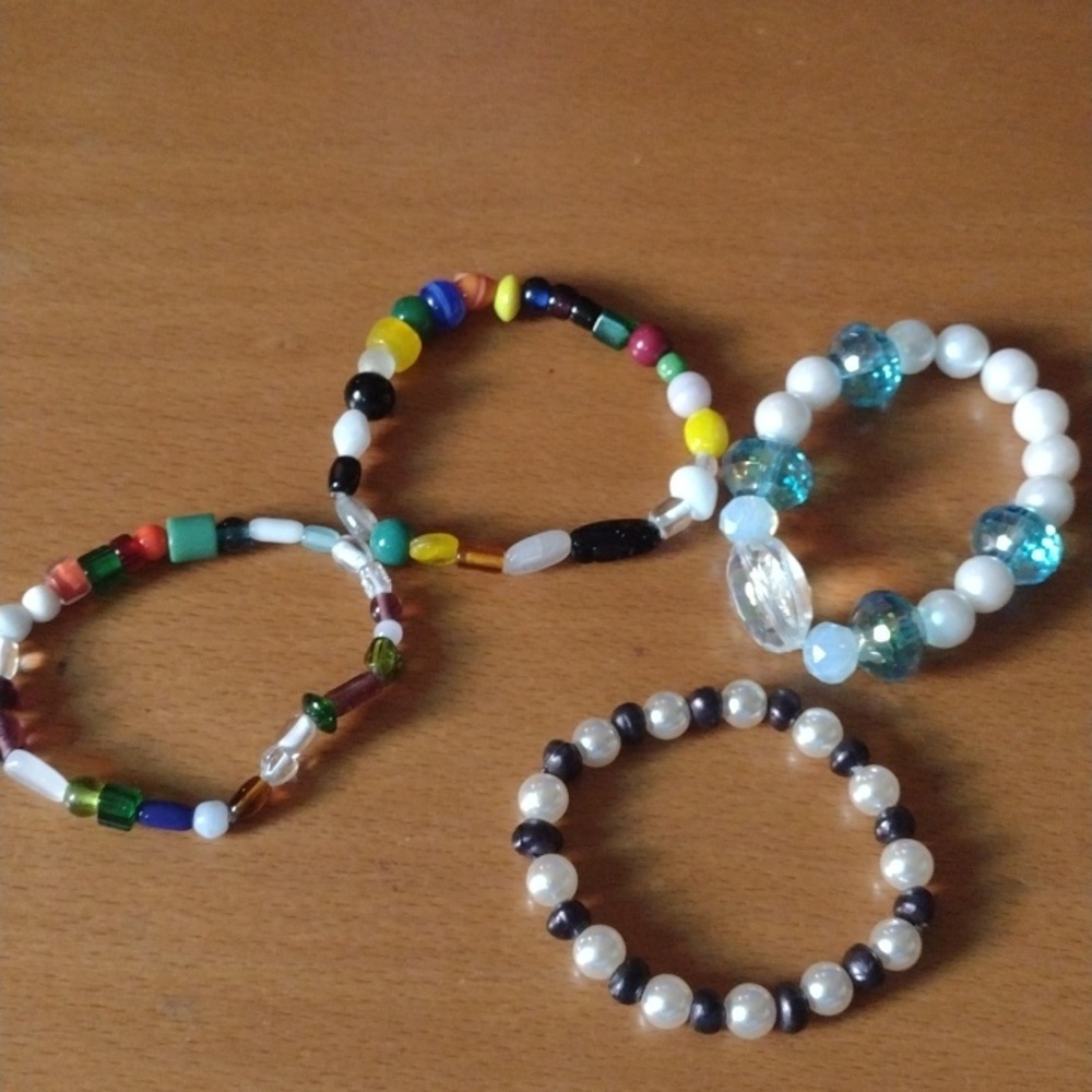 Handmade Gem Bracelet Lot
